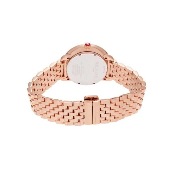 MICHELE Serein Willow Diamond 18k Rose Gold Watch - Picture 3 of 3